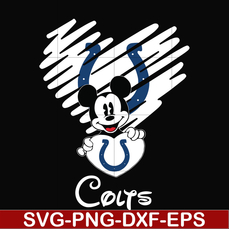 NNFL0037-Colts heart svg, png, dxf, eps digital file NNFL0037.jpg
