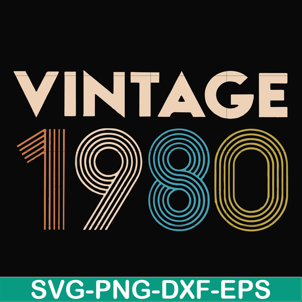 FN000283-Vintage 1980 svg, png, dxf, eps file FN000283.jpg