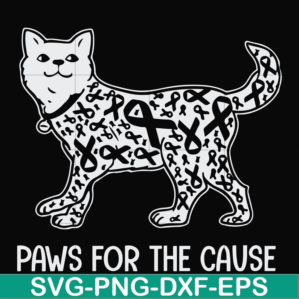FN000963-Paws for the cause svg, png, dxf, eps file FN000963.jpg