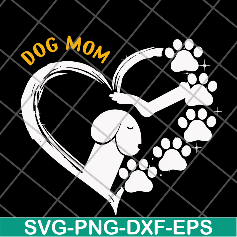 FN11062105-Dog mom paw heart funny svg, png, dxf, eps digital file FN11062105.jpg
