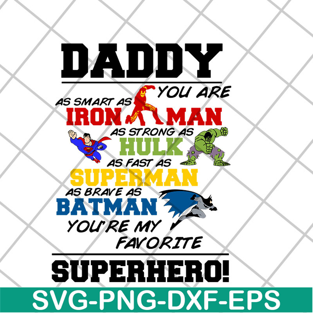 FTD06052122-Daddy superhero svg, png, dxf, eps digital file FTD06052122.jpg