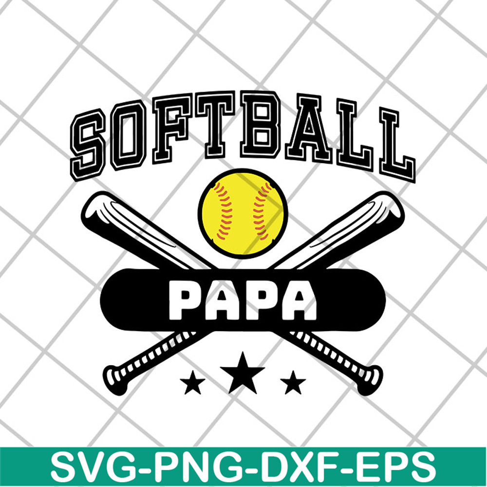 FTD06052135-softball papa svg, png, dxf, eps digital file FTD06052135.jpg