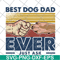 FTD10062104-Best Dog Dad Ever Just Ask Retro svg, png, dxf, eps digital file FTD10062104.jpg