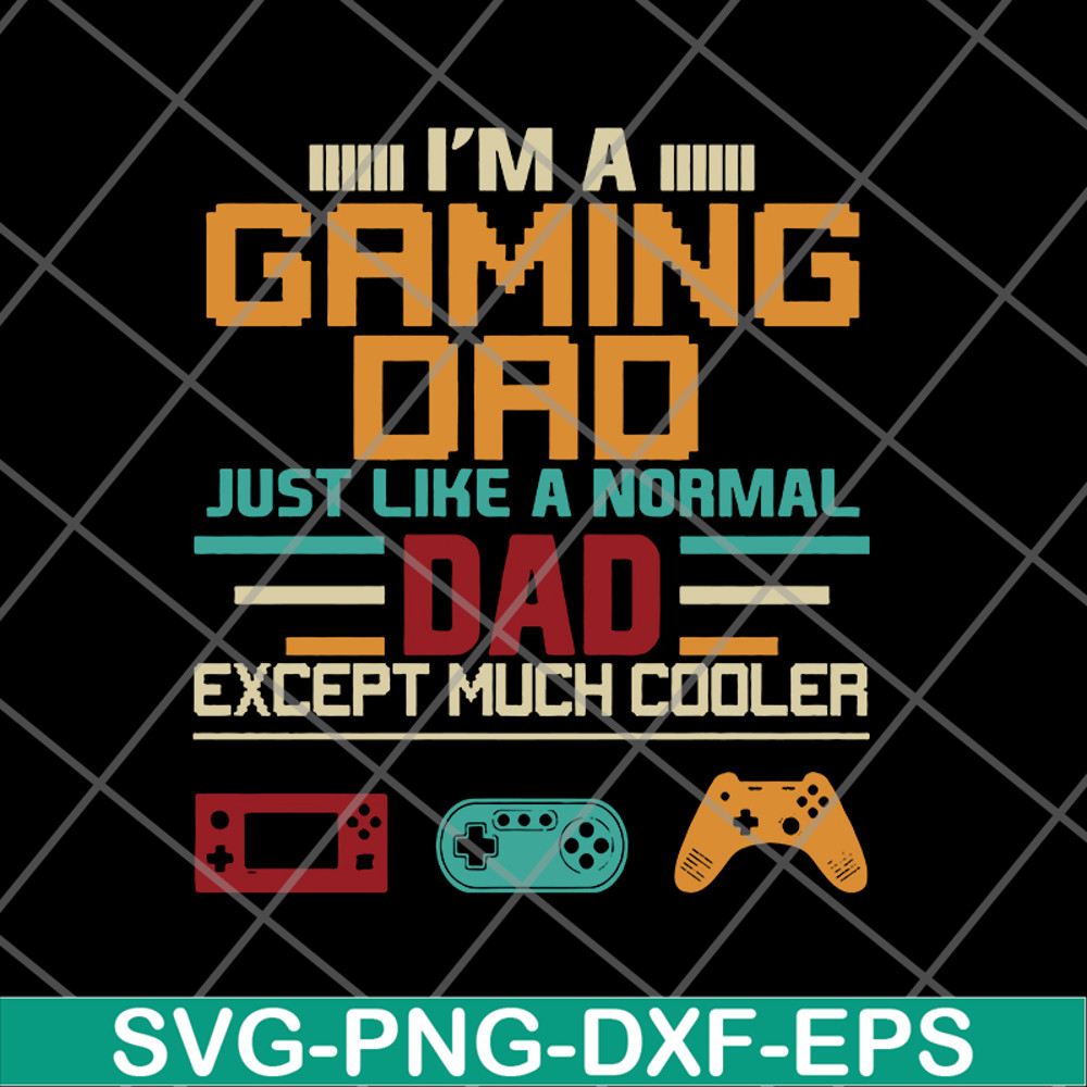 FTD10062111-Gaming Dad Cooler svg, png, dxf, eps digital file FTD10062111.jpg