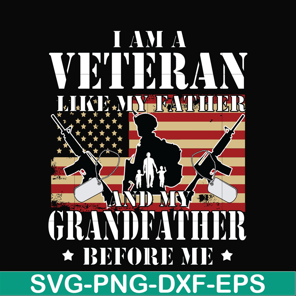FTD118-I am a veteran svg, png, dxf, eps, digital file FTD118.jpg