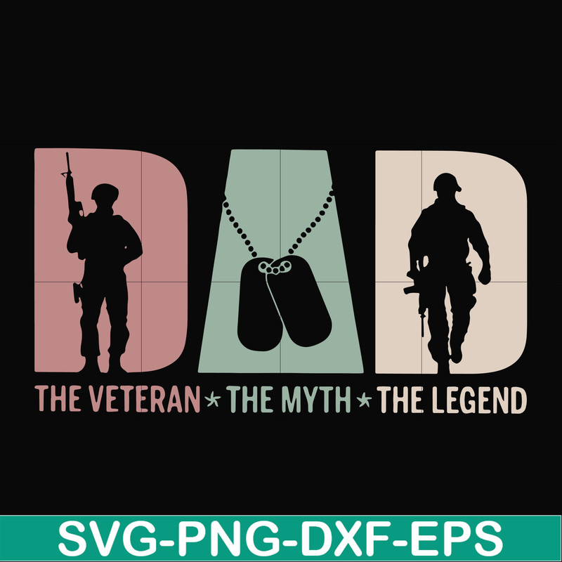 FTD28-The veteran the myth the legend svg, png, dxf, eps, digital file FTD28.jpg