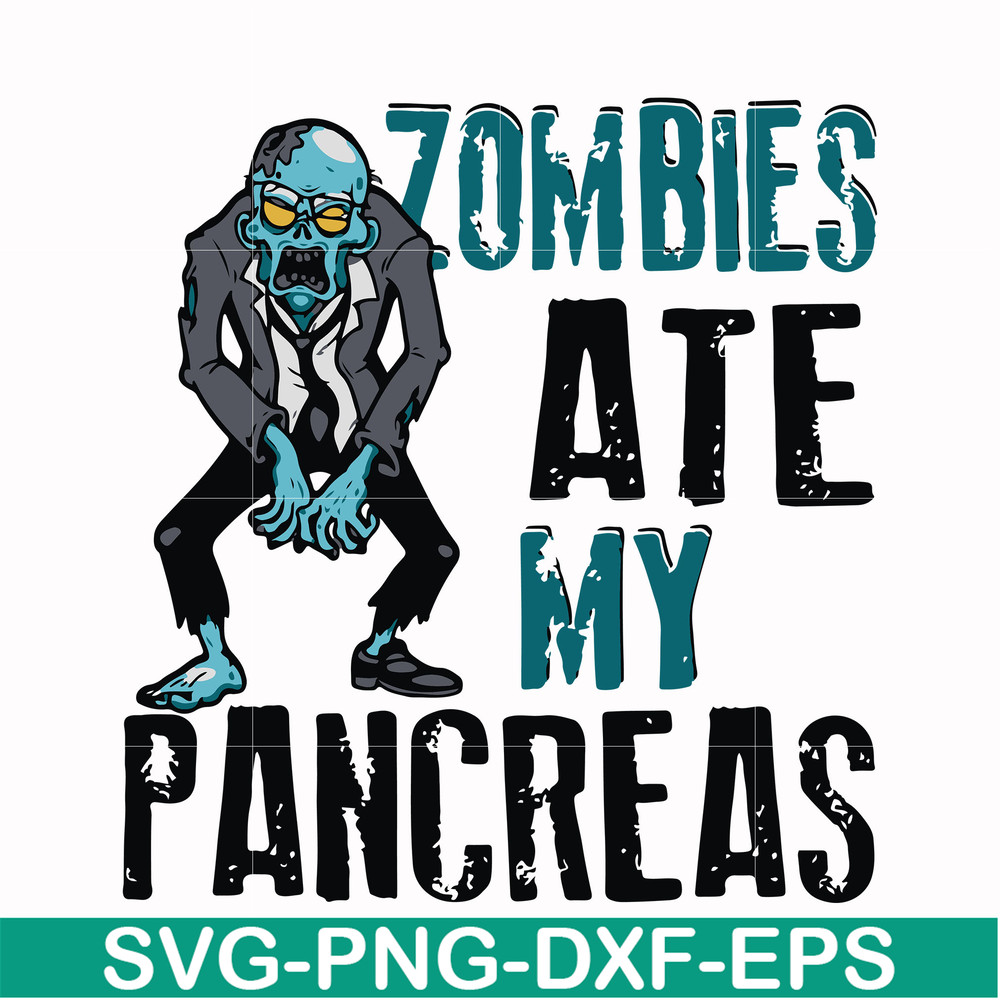 HLW0130-zombies ate my pancreas svg, png, dxf, eps digital file HLW0130.jpg