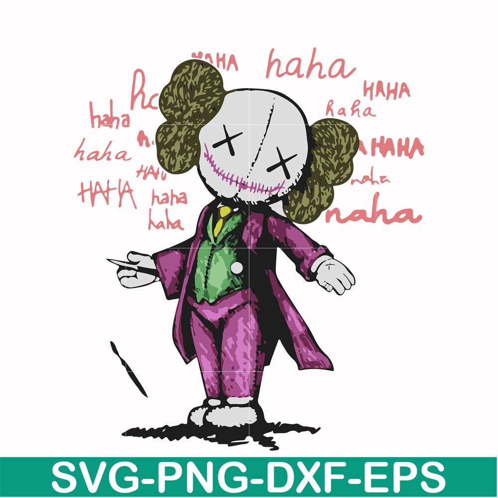 HLW0148-kaws x joker haha svg, png, dxf, eps digital file HLW0148.jpg