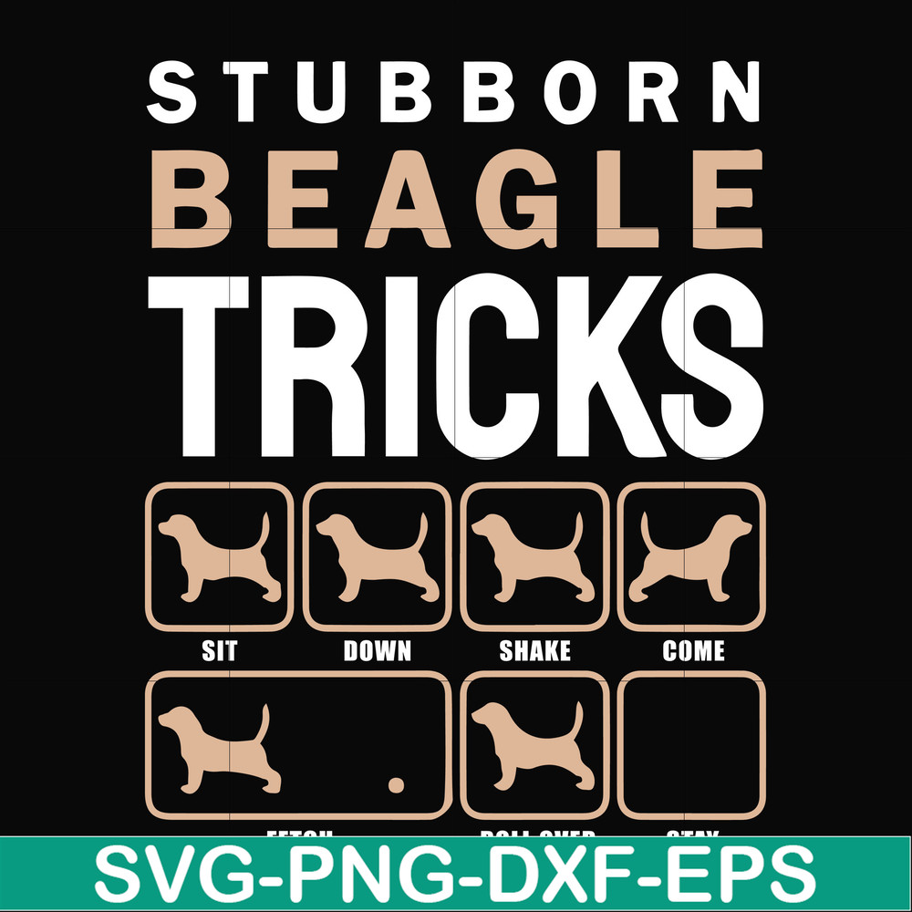 HLW2007206-Stubborn beagle tricks svg, png, dxf, eps digital file HLW2007206.jpg