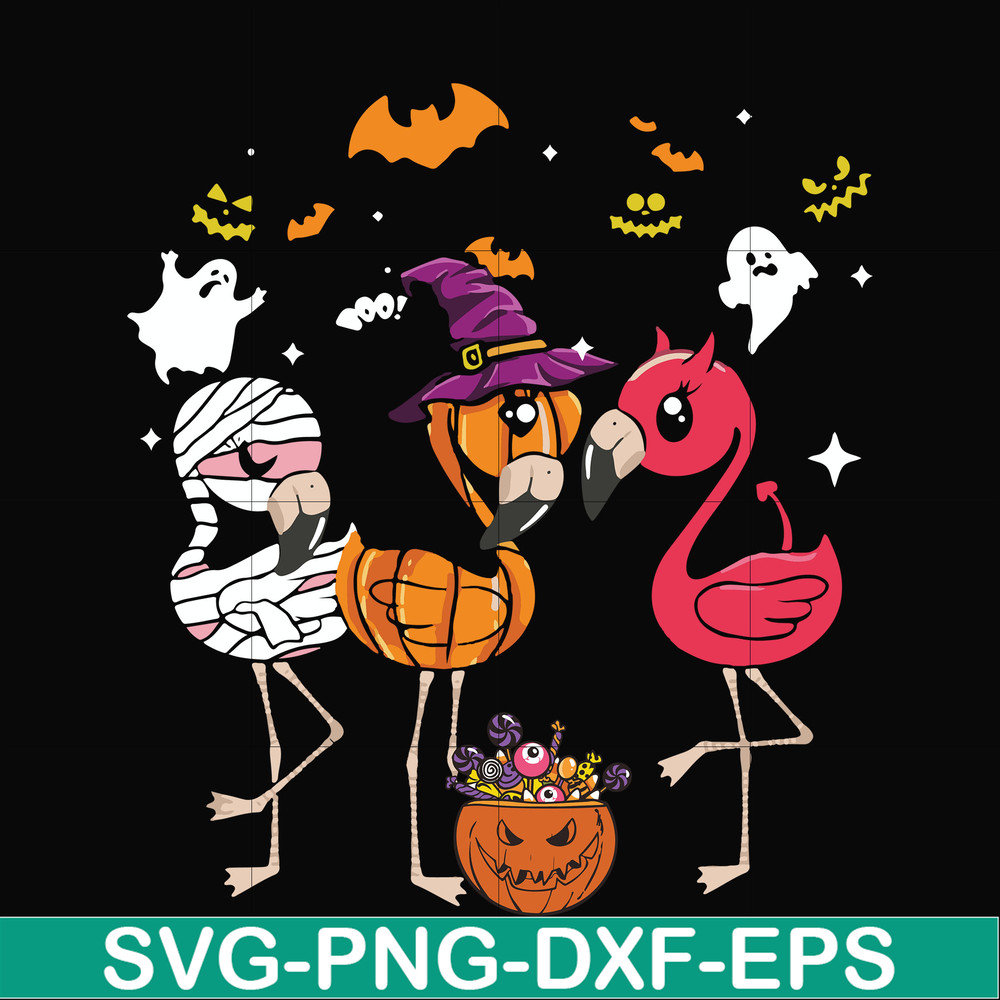 HLW21072013-Flamingo halloween svg, png, dxf, eps digital file HLW2107213.jpg