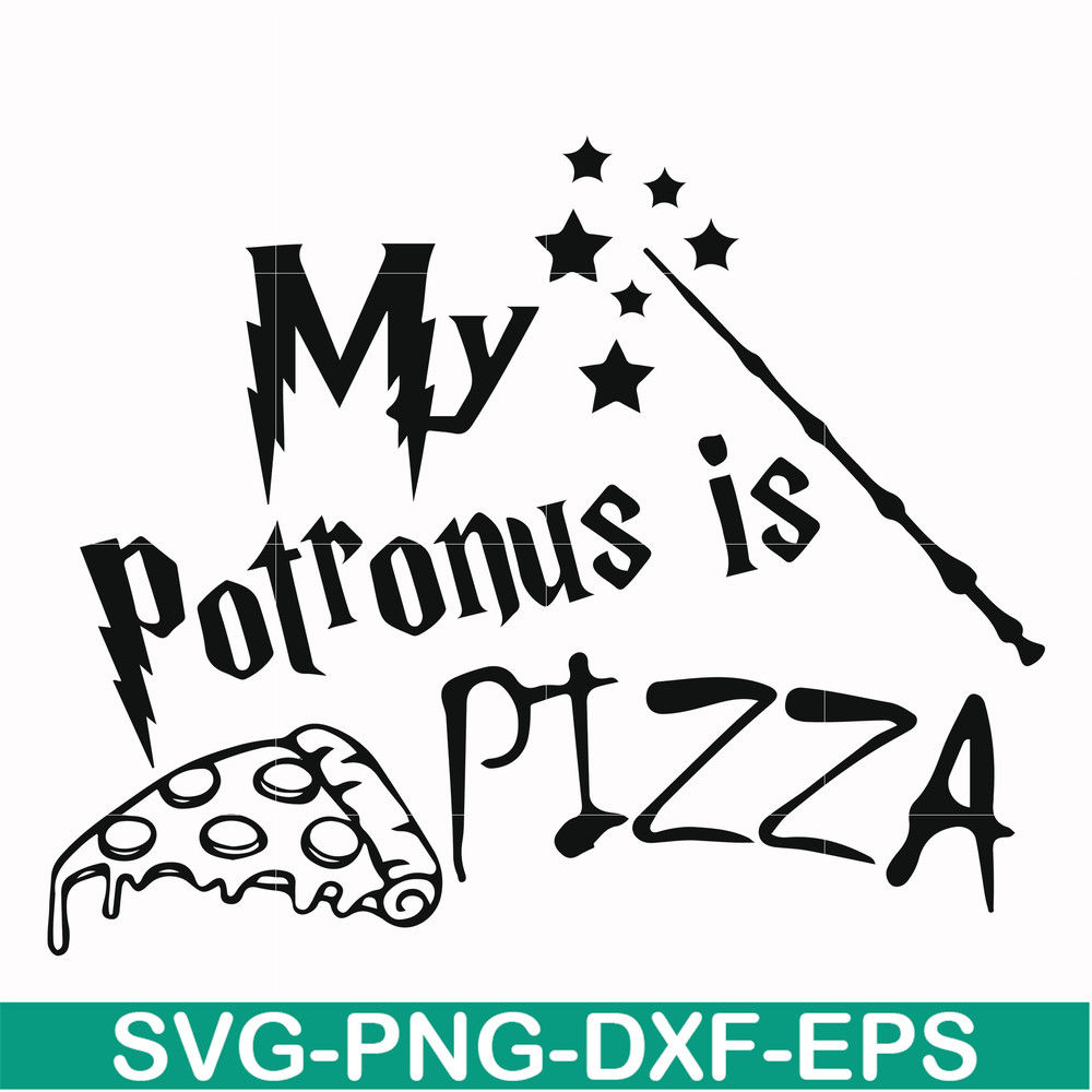 HRPT00012-My potronus is pizza svg, png, dxf, eps file HRPT00012.jpg