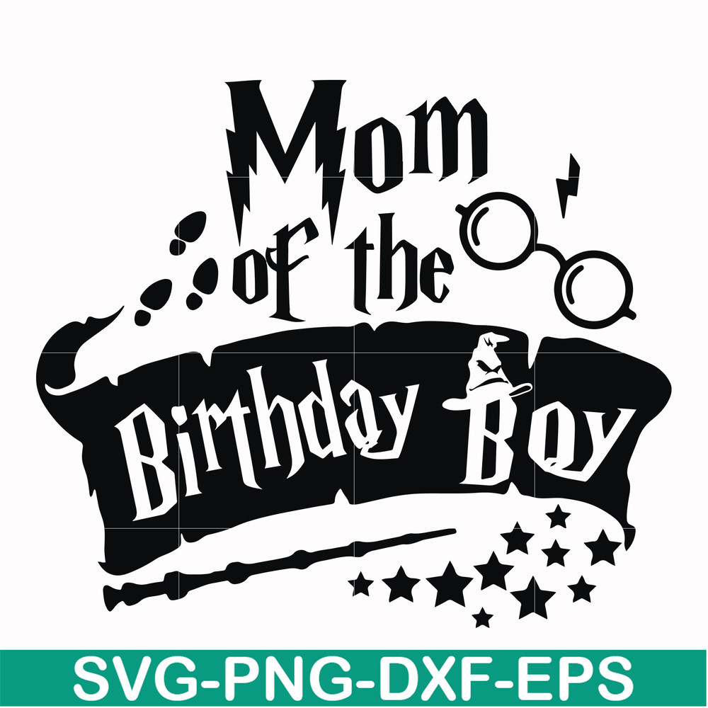 HRPT00016-Mom of the birthday boy svg, png, dxf, eps file HRPT00016.jpg