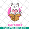 MTD04042109-Cat mom svg, Mother's day svg, eps, png, dxf digital file MTD04042109.jpg