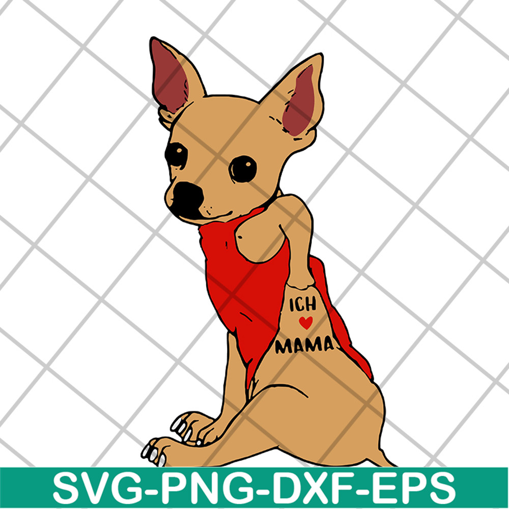 MTD15042115-Dog chihuahua love mama svg, Mother's day svg, eps, png, dxf digital file MTD15042115.jpg
