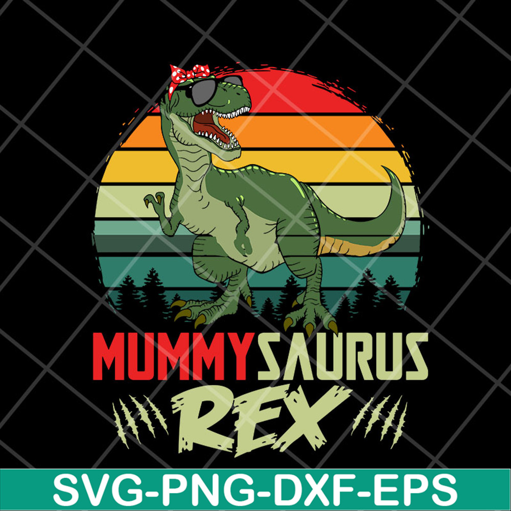MTD27042102-Mummysaurus Rex Svg, Mummy TRex SVG, Mother's day svg, eps, png, dxf digital file MTD27042102.jpg