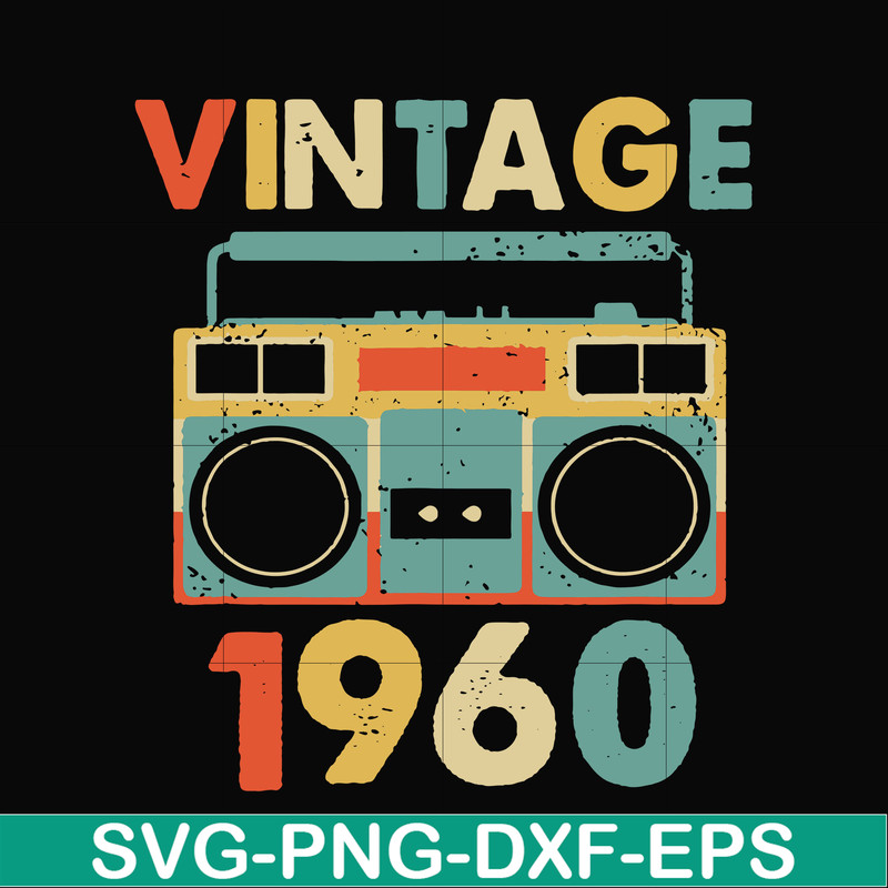 NBD0002-Vintage November 1960 svg, png, dxf, eps digital file NBD0002.jpg
