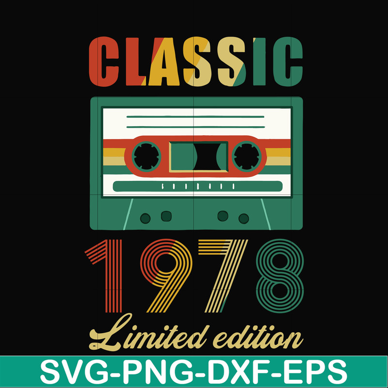 NBD0050-Classic 1978 limited edition svg, png, dxf, eps digital file NBD0050.jpg