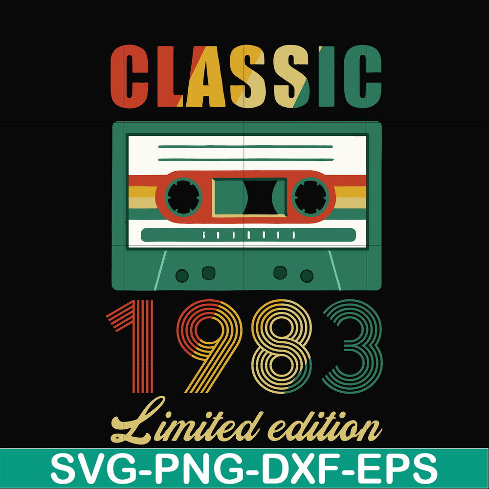 NBD0055-Classic 1983 limited edition svg, png, dxf, eps digital file NBD0055.jpg