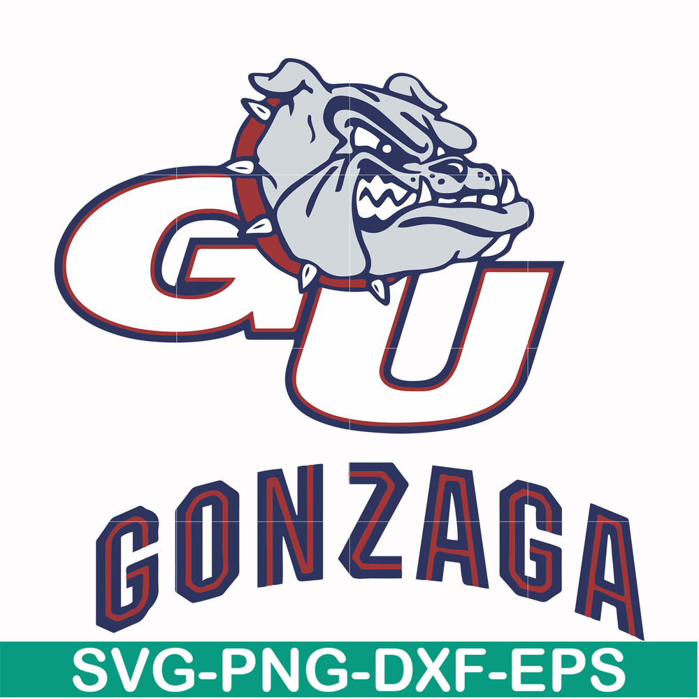 NCAA0000255-Gonzaga Bulldogs svg, png, dxf, eps file NCAA0000255.jpg