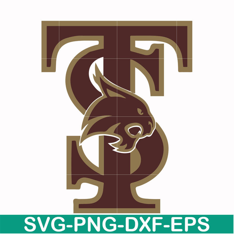 NCAA0000278-Texas State Bobcats svg, png, dxf, eps file NCAA0000278.jpg