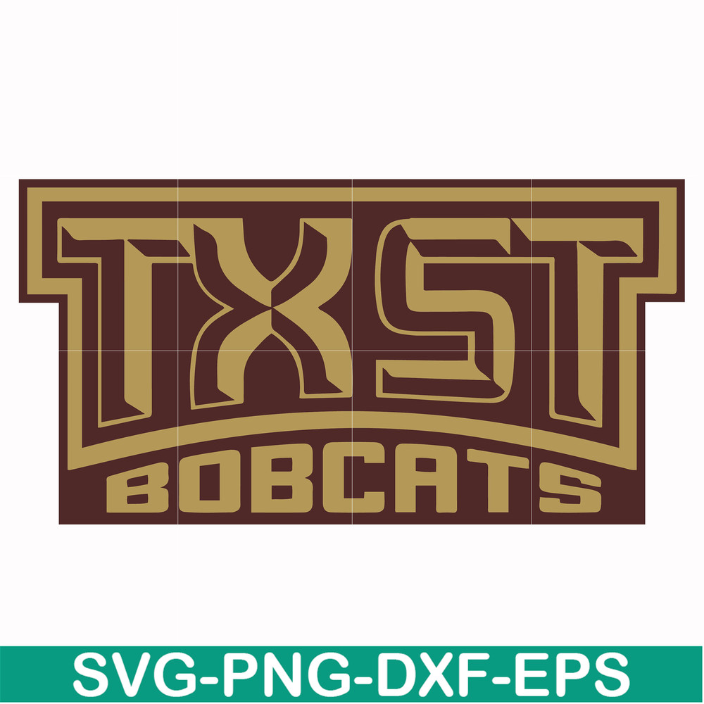 NCAA0000284-Texas State Bobcats svg, png, dxf, eps file NCAA0000284.jpg