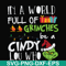 NCRM0140-In a world full of grinches be a cindy lou who svg, png, dxf, eps digital file NCRM0140.jpg