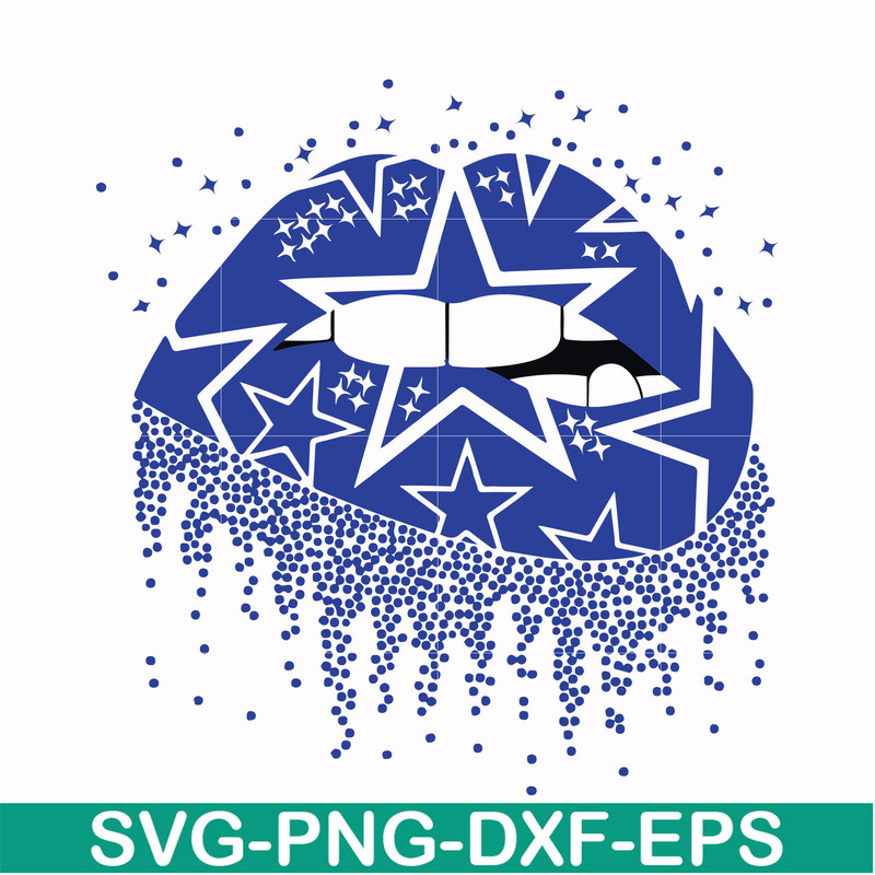 NFL0000115-Cowboys lips, svg, png, dxf, eps file NFL0000115.jpg