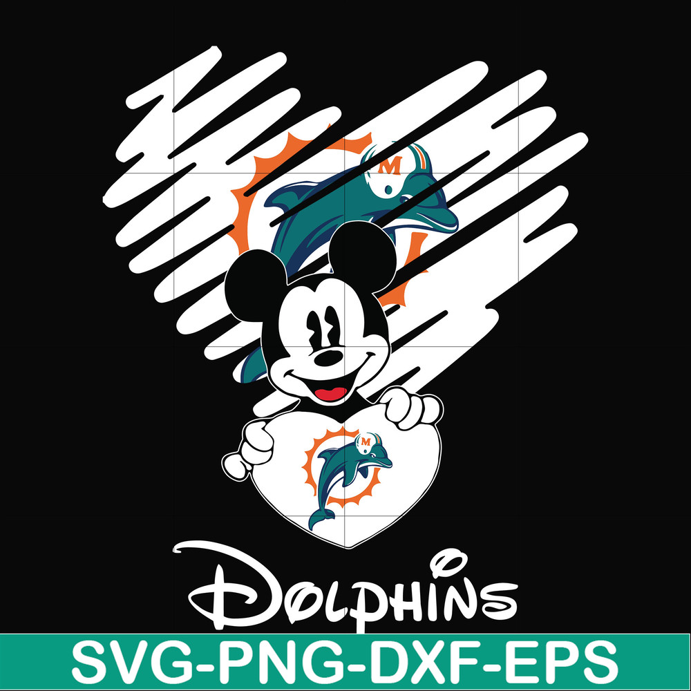 NNFL0040-Dolphins heart svg, png, dxf, eps digital file NNFL0040.jpg