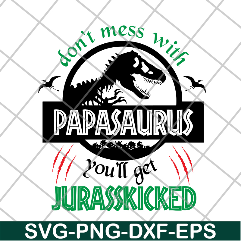 FTD24052103-Papa Saurus svg, png, dxf, eps digital file FTD24052103.jpg