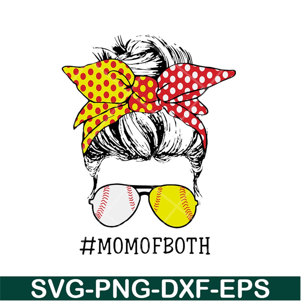 MTD23042149-Womens mom of both messy bun svg, Mother's day svg, eps, png, dxf digital file MTD23042149.jpg