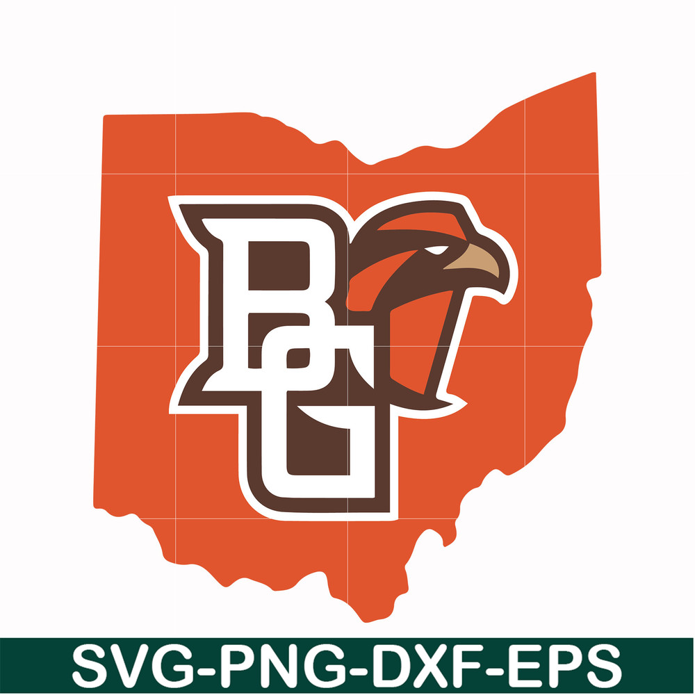 NCAA0000230-Bowling Green Falcons svg, png, dxf, eps file NCAA0000230.jpg