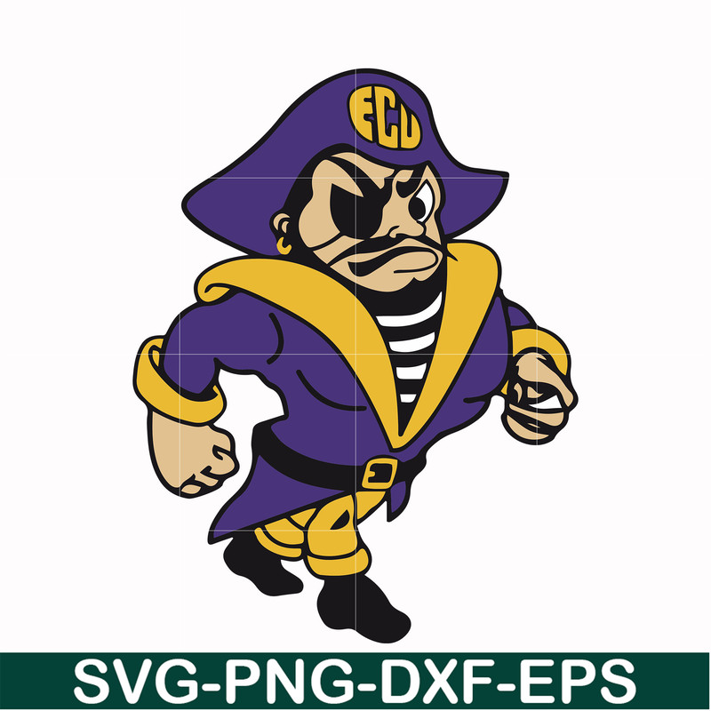 NCAA0000245-East Carolina Pirates svg, png, dxf, eps file NCAA0000245.jpg