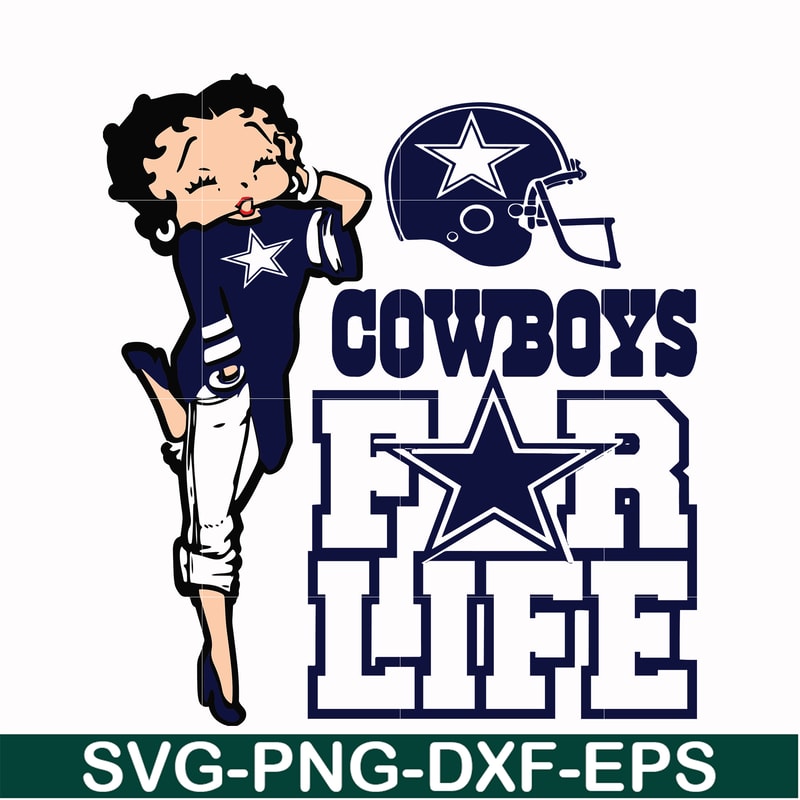 NFL0000103-Cowboys for life, svg, png, dxf, eps file NFL0000103.jpg
