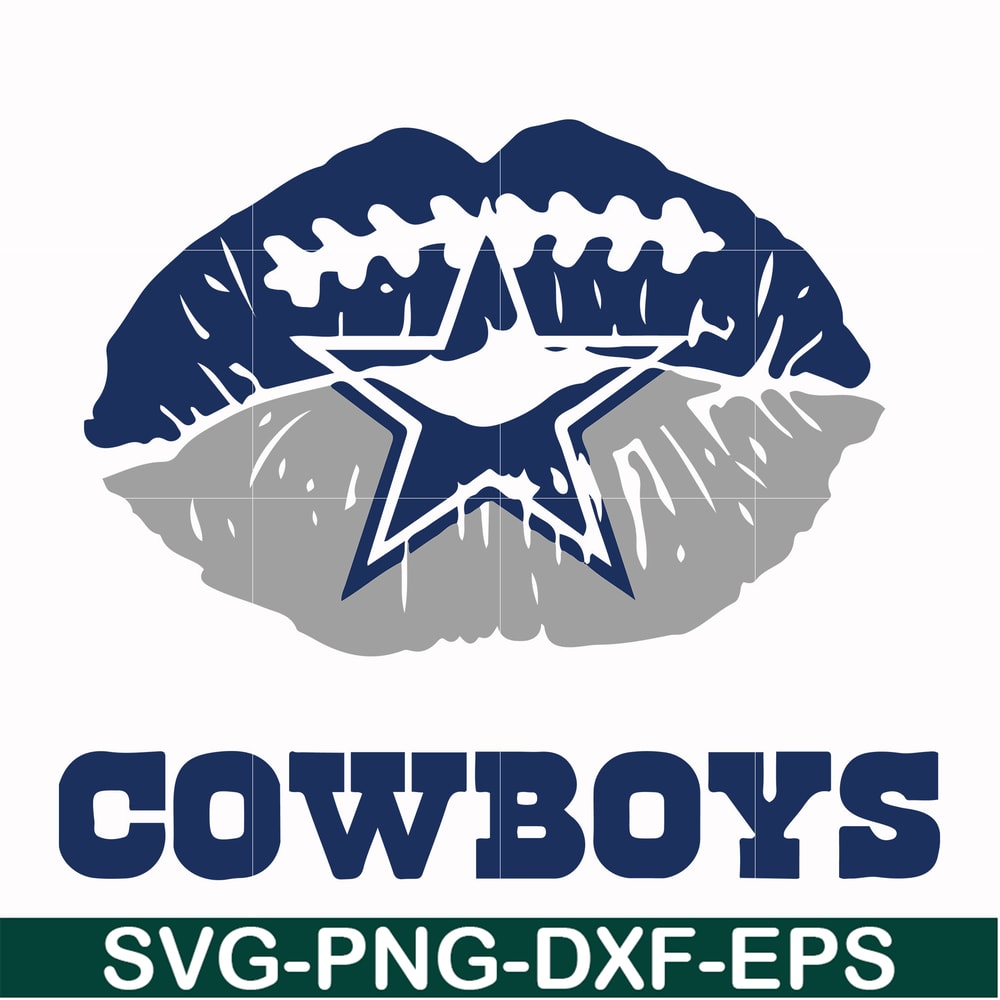 NFL0000112-Cowboys lips, svg, png, dxf, eps file NFL0000112.jpg