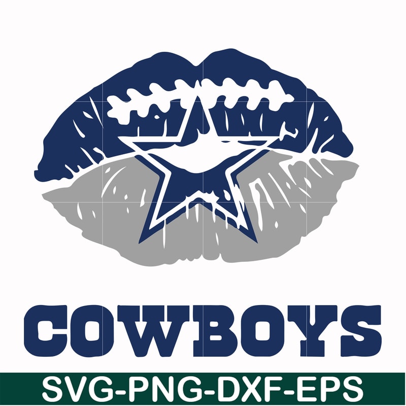 NFL0000112-Cowboys lips, svg, png, dxf, eps file NFL0000112.jpg