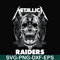 NNFL0008-Skull Metallica Raiders svg, png, dxf, eps digital file NNFL0008.jpg