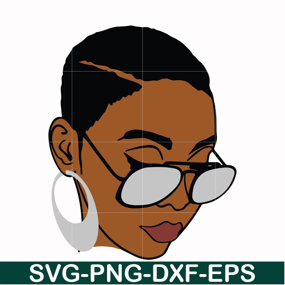 OTH0003-Unbothered Black Girl Svg, Afro Woman Svg, African American Woman svg, png, dxf, eps file OTH0003.jpg