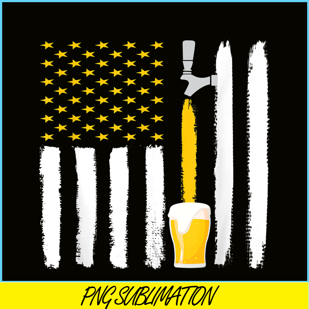 BEER28102317-Craft Beer PNG American Flag Beer Vibes PNG 4th July Brewery PNG.png
