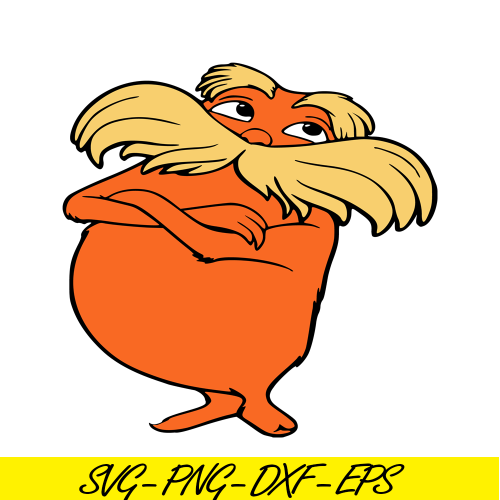 DS105122314-Lorax Character SVG, Dr Seuss SVG, Dr. Seuss' the Lorax SVG DS105122314.png