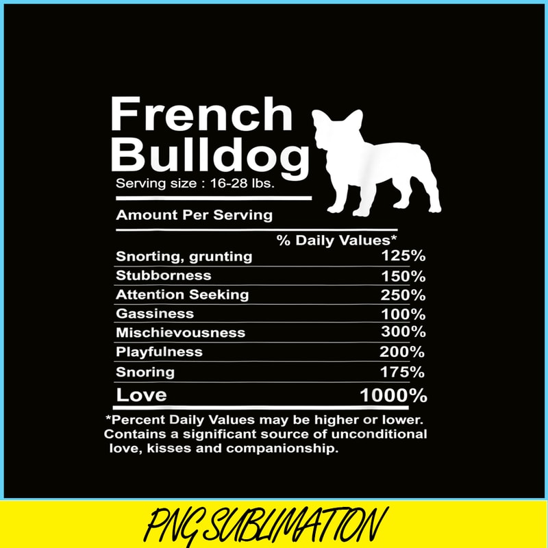 HL161023149-Funny French Bulldog Facts Nutrition PNG, French Bulldog PNG, French Dog Artwork PNG.png