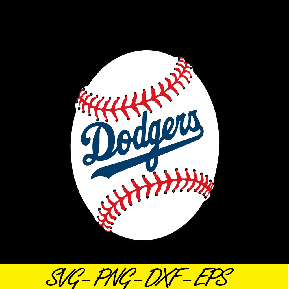 MLB011223125-The Dodgers Ball SVG, Major League Baseball SVG, MLB Lovers SVG MLB011223125.png
