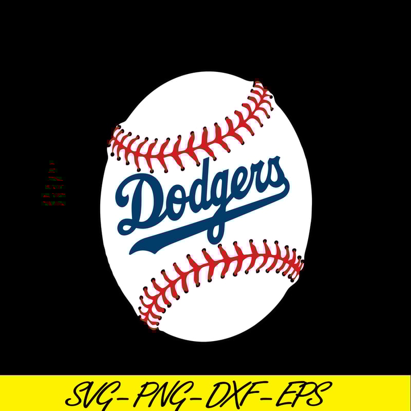 MLB011223125-The Dodgers Ball SVG, Major League Baseball SVG, MLB Lovers SVG MLB011223125.png