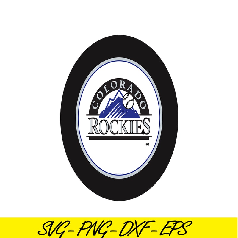 MLB01122346-Colorado Rockies Black White Logo SVG PNG DXF EPS AI, Major League Baseball SVG, MLB Lovers SVG MLB01122346.png