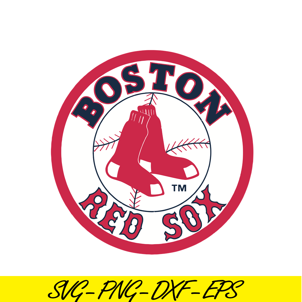MLB30112345-Boston Red Sox Red White Logo SVG PNG DXF EPS AI, Major League Baseball SVG, MLB Lovers SVG MLB30112345.png