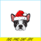 PNG141023104-Boston Terrier Christmas Dog Santa Hat Xmas Boys Kids Girls T-Shirt Png.png