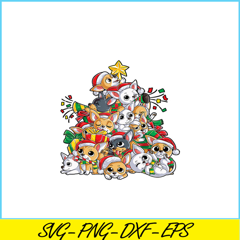 PNG141023128-Chihuahua Christmas Tree Dog Xmas Gift Santa Boys Kids Girls T-Shirt Png.png