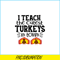 VLT21102370-I Teach The Cutest Turkeys In Town PNG, Sweet Valentine PNG, Valentine Holidays PNG.png