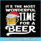 BEER28102350-The Most Wonderful Time For A Beer Beer Christmas Beer PNG Beer Santa PNG.png