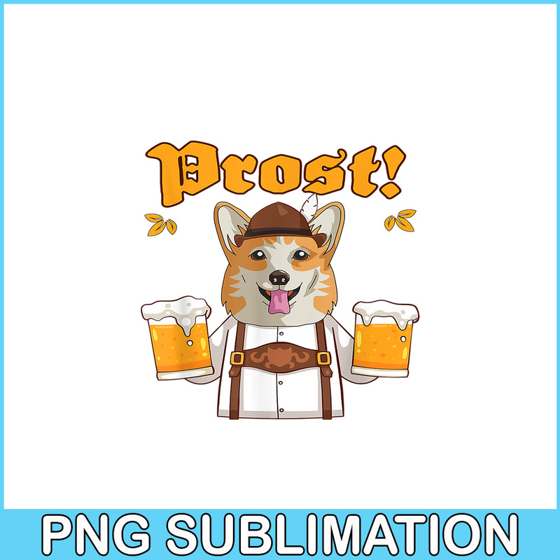 BEER28102365-Corgi And Beer PNG Drunk Corgi PNG Prost Corgi PNG.png