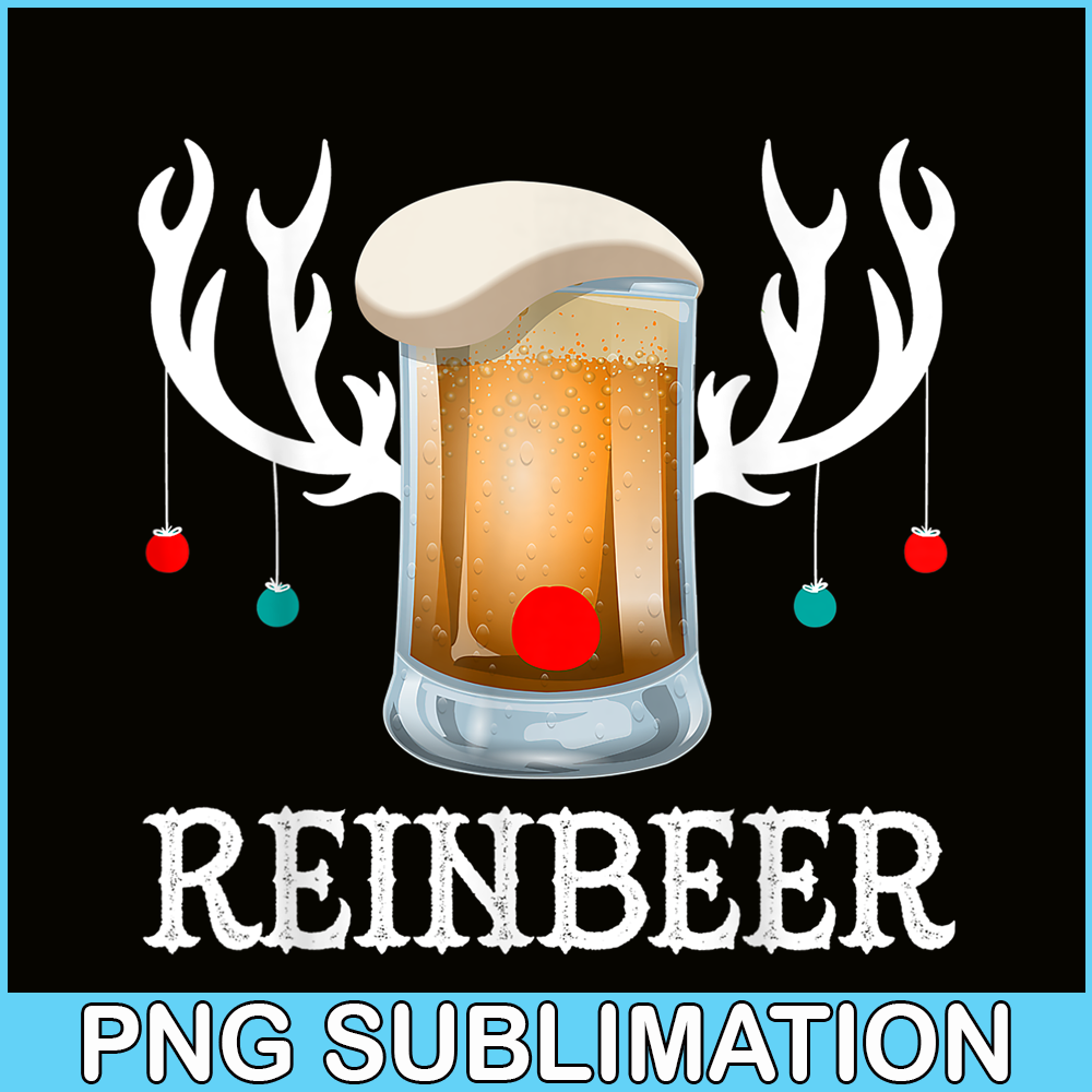 BEER28102367-Reinbeer PNG Funny Christmas Gift For Beer Lovers PNG Christmas And Beer PNG.png
